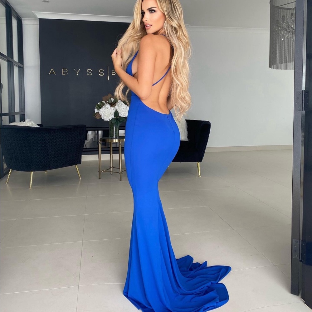 new with tags Abyss by Abby royal blue dress